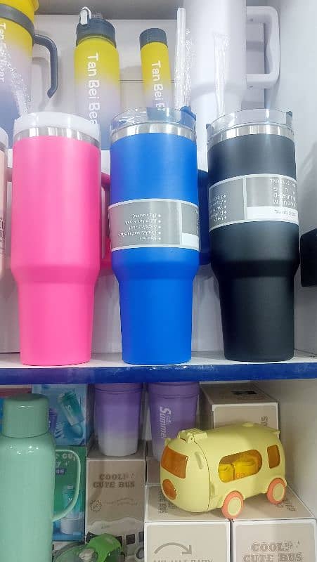 STAINLESS STEEL TUMBLER VACUUM FLASKS 40OZ 1