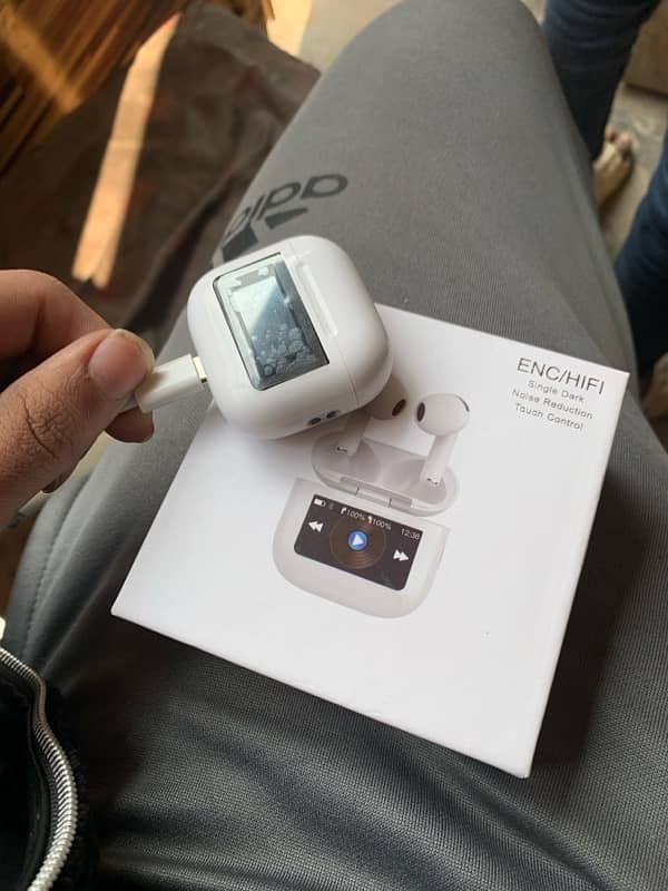 Airpods A10 PRO Digital Display ANC + ENC Bluetooth Wireless Ear buds 1