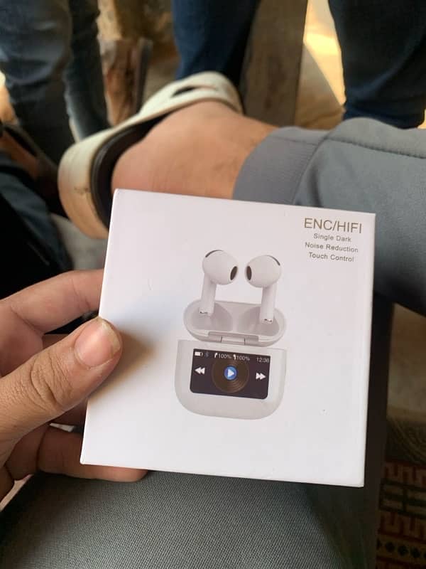 Airpods A10 PRO Digital Display ANC + ENC Bluetooth Wireless Ear buds 3