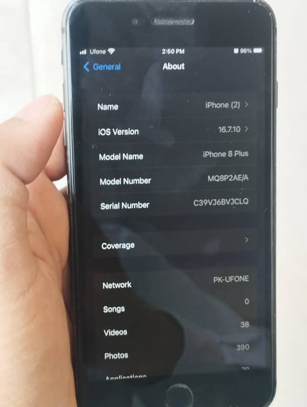 iPhone 8 Plus 256gb PTA Approved with Box 7