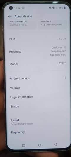 One Plus 9 Pro 12+256 10/10 condition