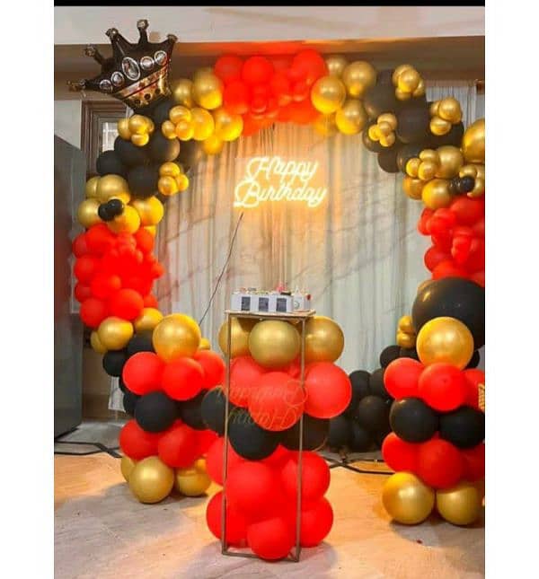 Birthday Balloon decorations Event planner Mayyo Mehndi Wedding 2