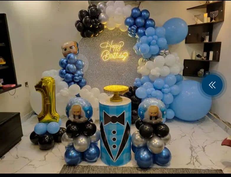 Birthday Balloon decorations Event planner Mayyo Mehndi Wedding 4