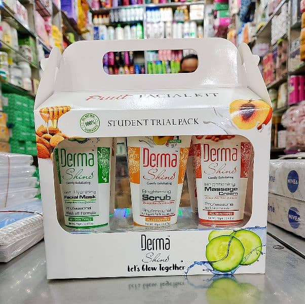 Derma shine facial kit 70 g  6x facial tubes 0