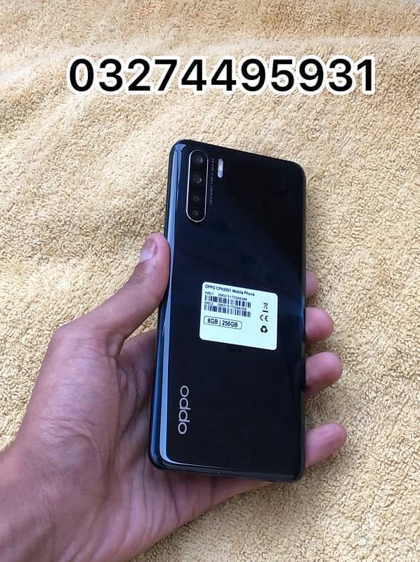 OPPO F15 8GP/256GP PTA APPROVED WITH BOX and charger 03274495931 0