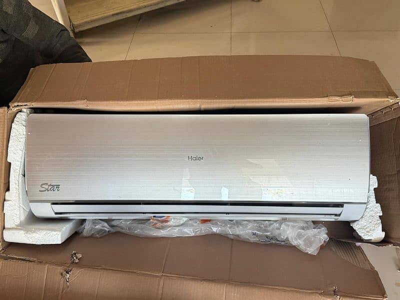 Haier 1.5 ton DC inverter heat and cool 0