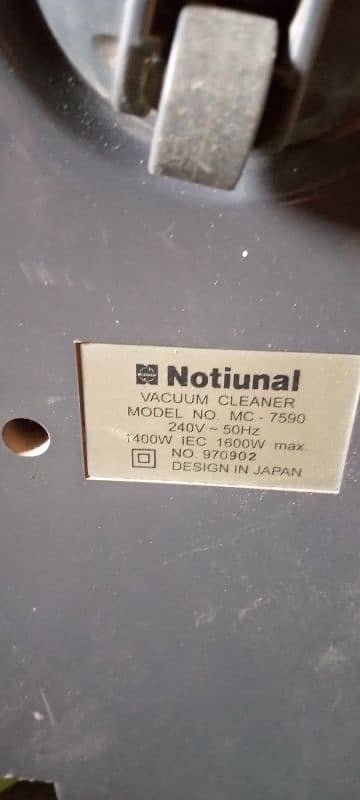 National GABA vacuum cleaner original Japanai moter made in Japan. 3