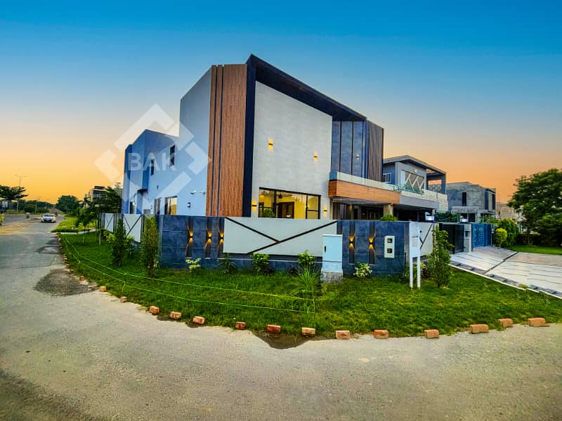 Original Pictures Corner One Kanal Full Basement Swimming Pool Plus Home Theatre Outclass Luxury Bungalow For Sale In DHA Phase 6 Lahore 2