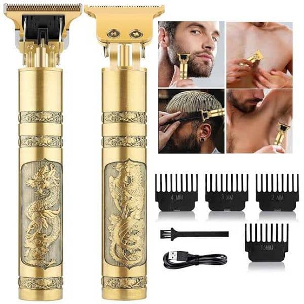 Golden Dragon T9 Rechargeable Hair Trimmer Clipper Shaver 2