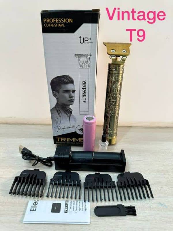 Golden Dragon T9 Rechargeable Hair Trimmer Clipper Shaver 9