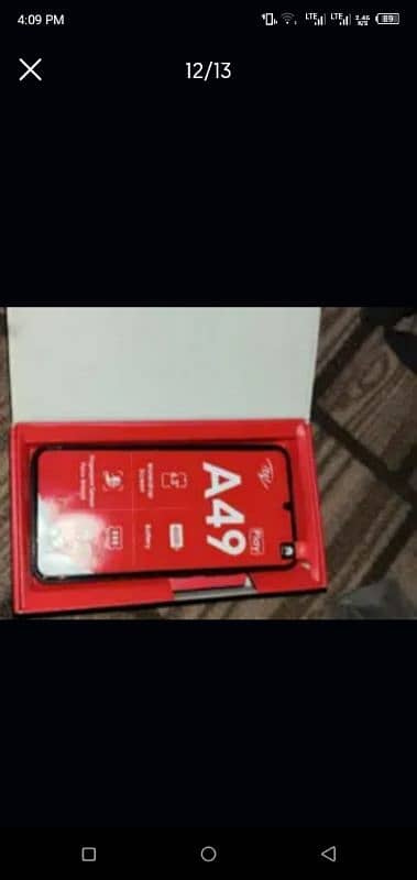 itel a49 play with box charger 7