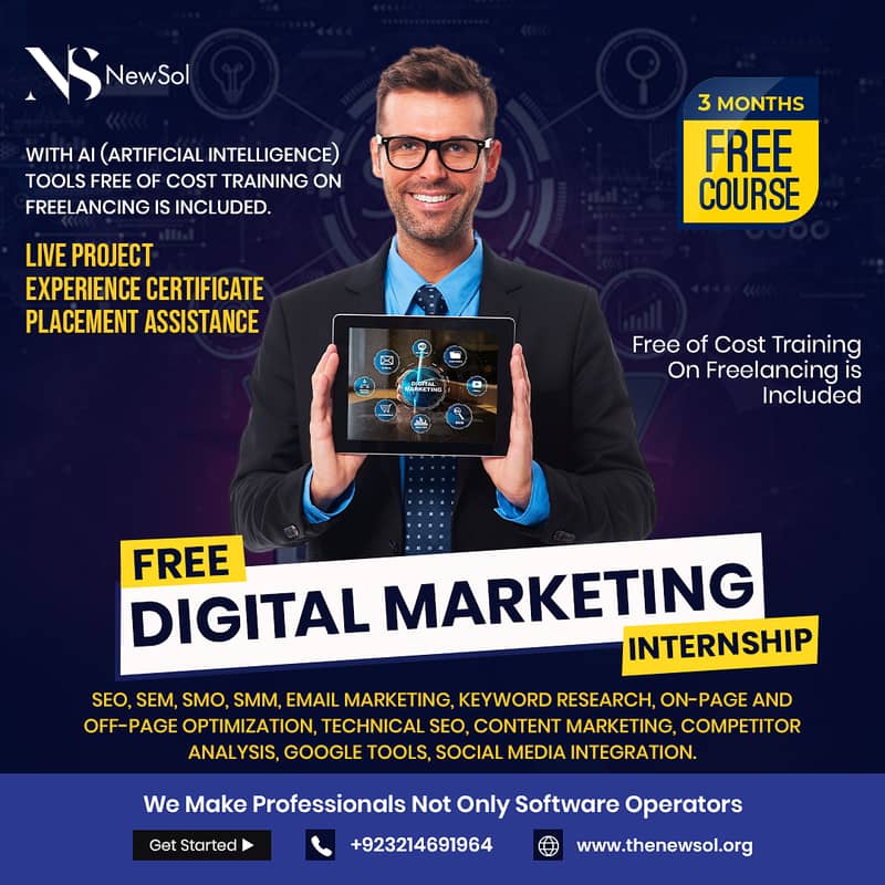 Free Digital Marketing Internship 1