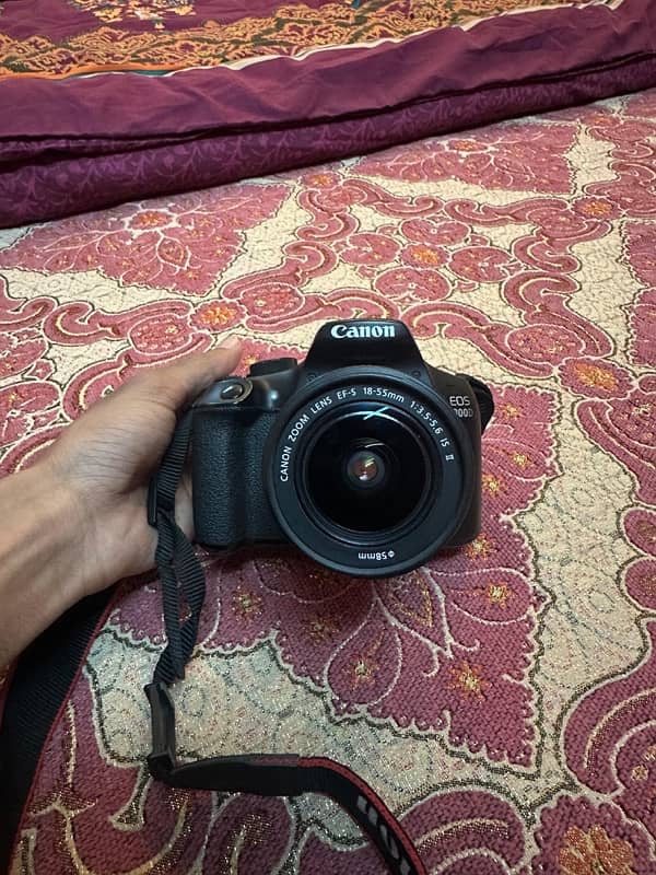 Canon 1300D With Kit lens, Accessories and Bag 0