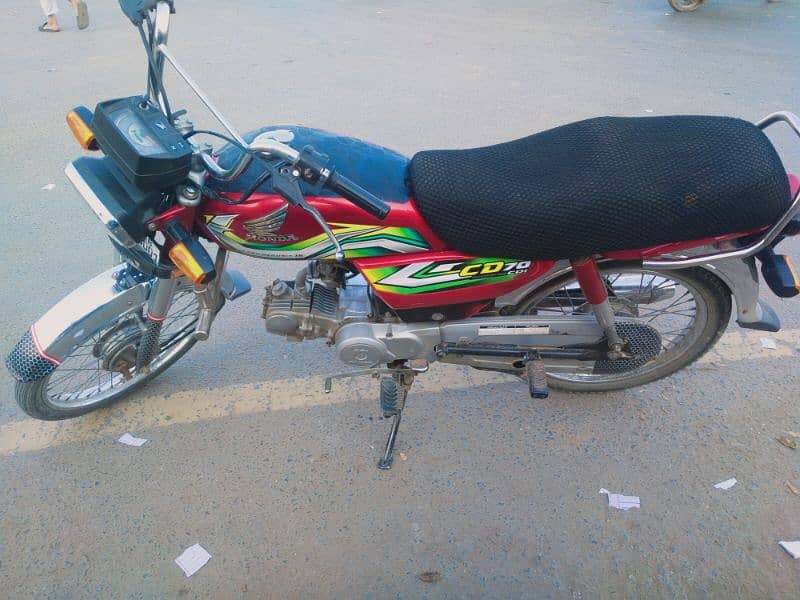 Honda CD70 2023 All Punjab number 6