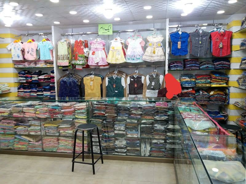 Running KiDS Garments shop for sale 4