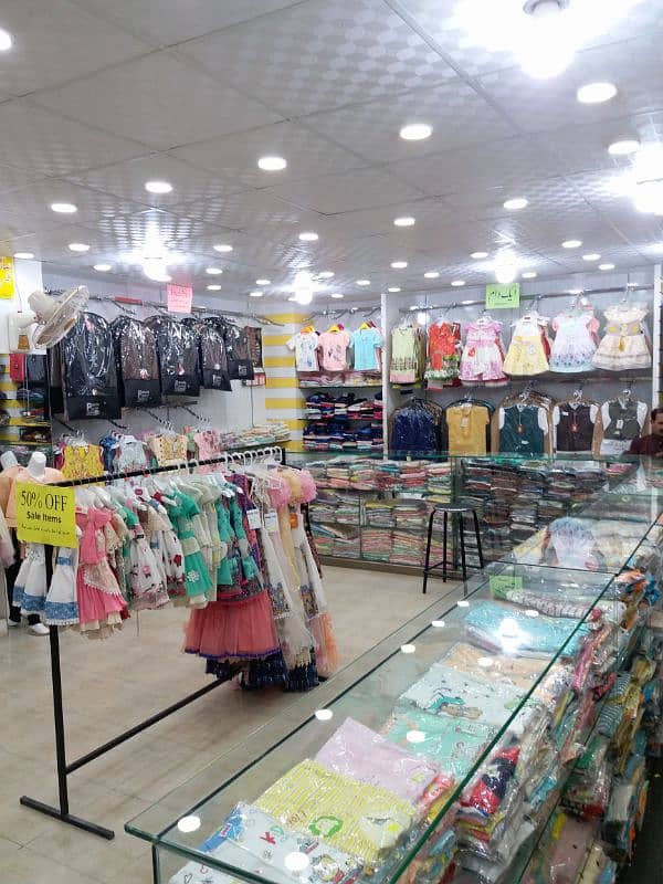 Running KiDS Garments shop for sale 5