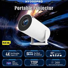 Android 11 4K Projector HY300 Pro, 200/260 ANSI, Dual WiFi, BT 5.0