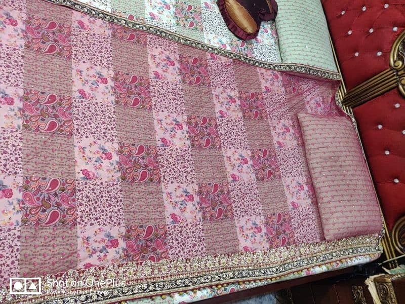 Bridal lehnga  good condition just 1 time used and 1 party wear suit 6