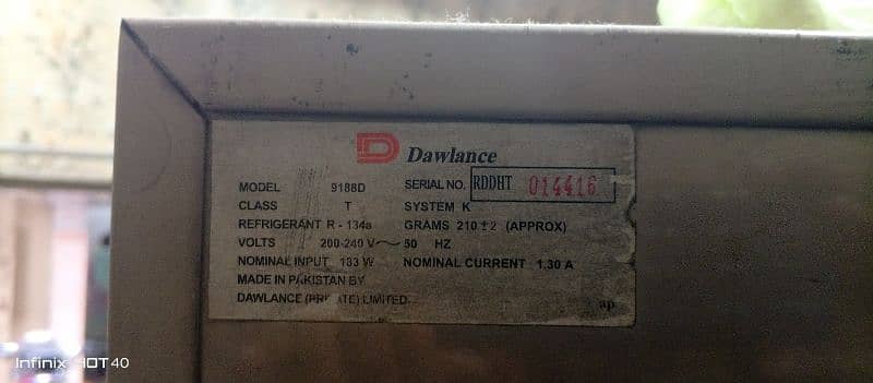 Used Dawlance Fridge Direct Cool 9188D Model 7