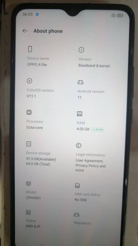 oppo A16e 03055284343 whatsapp only 0