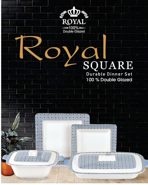 ROYAL SQUARE DINNER SETS 14