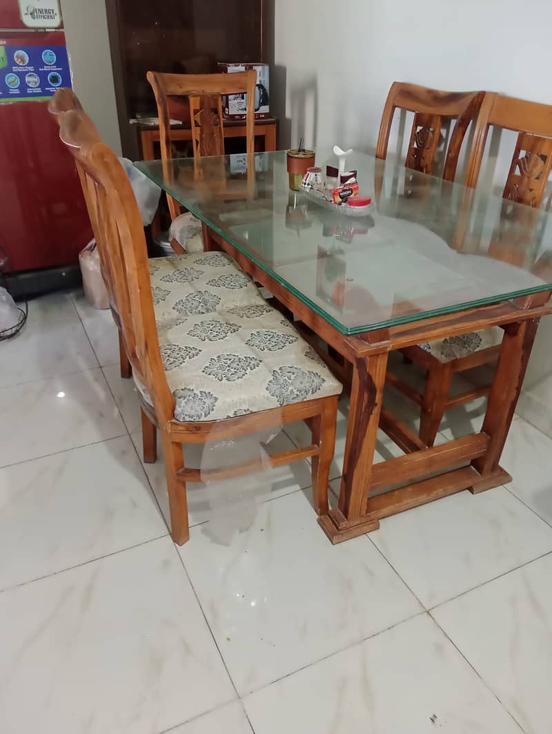 6 chair Dining Table for sale 3