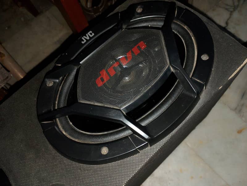 Gathers Honda N WGN Stock LCD with Frame Speakers and Basstube box 1ft 4