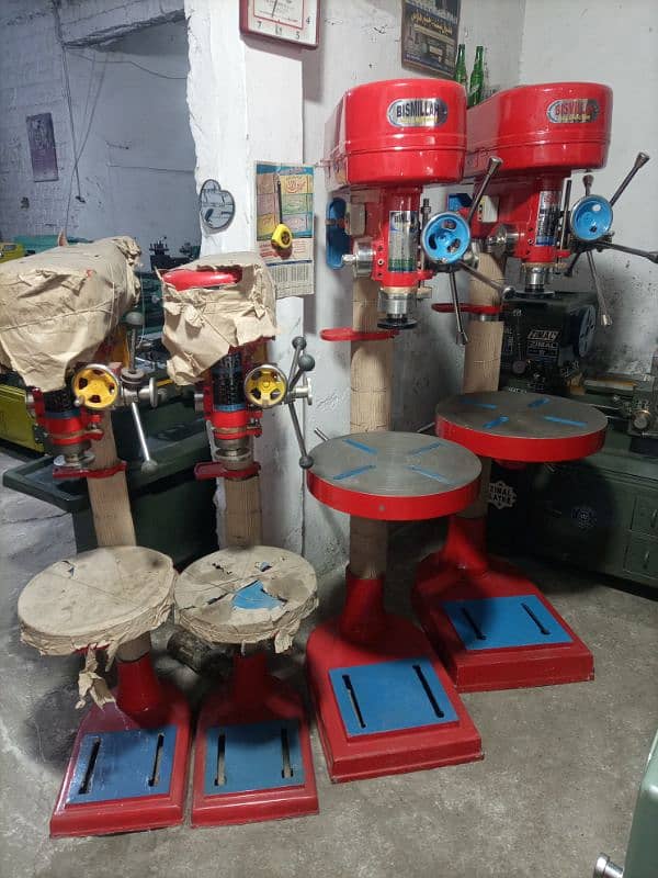 DRILL MACHINE, SHAPPER MACHINE, LATHE MACHINE, PRESS MACHINE 0