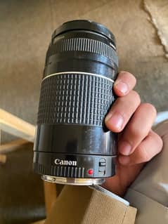 canon 75-300mm lens. And sigma 35-80mm lens