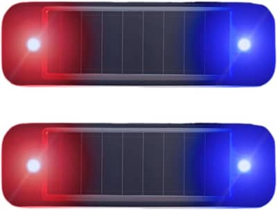 Flashing Solar Warning lights,Waterproof,Security Lights for Driving