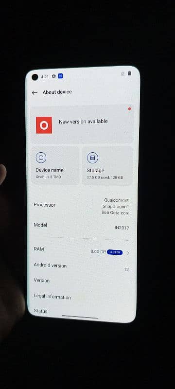 oneplus 8 TMO 8/128 6