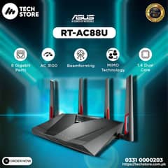 ASUS RT-AC88U Dual Band Gigabit WiFi Gaming Router AC3100 (Box Pack)