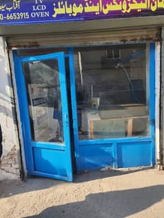 shop and office front glass door