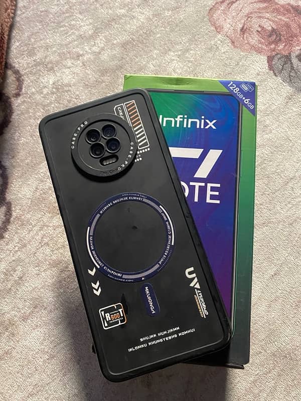 infinix note 7 6/128gb 5000mh battery with box 2