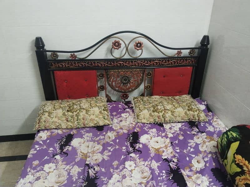 IRON BED without Mattress 2