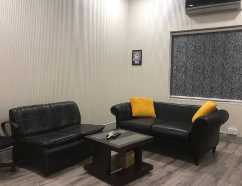 Fully furnished 7 marla second floor office phase 1. 5