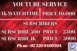 YOU TUBE MONETIZE OR SERVICES