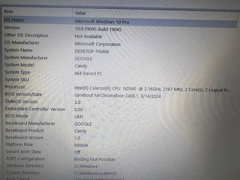 Dell Chromebook (5 hour battery) 4