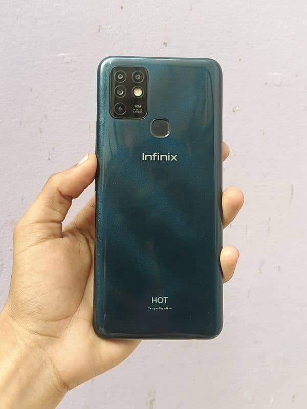 infinix hot10 4 128 with 1