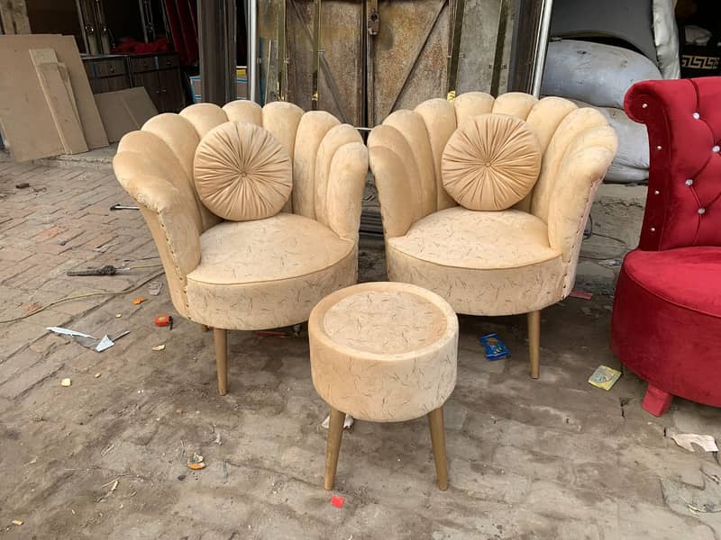 Flower Chair /Coffee chairs /Sofa chairs /Chairs /Poshish chairs 5