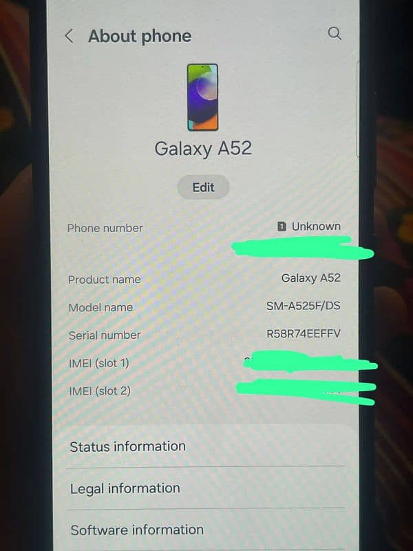 samsung A52 condition 10by8 all ok 4