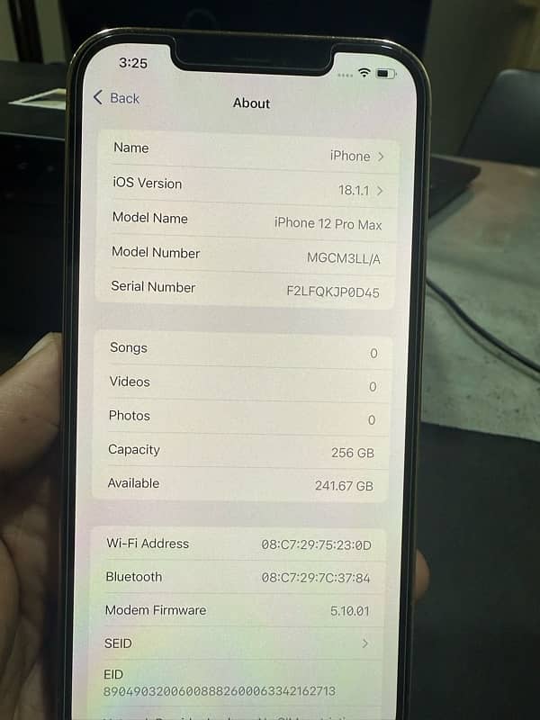 iphone 12 pro max 256 GB, PTA approved 1