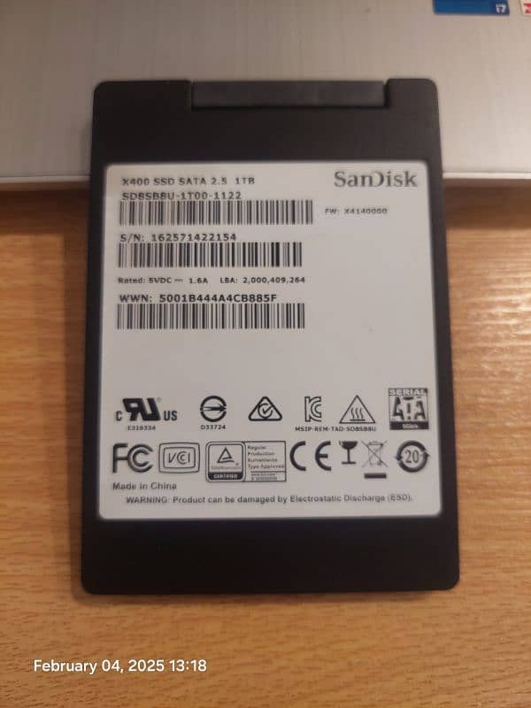 1TB SSD SATA 0