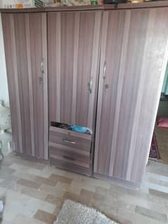 1 three door wardrobe & 1 small 2 door wardrobe for urgent sell