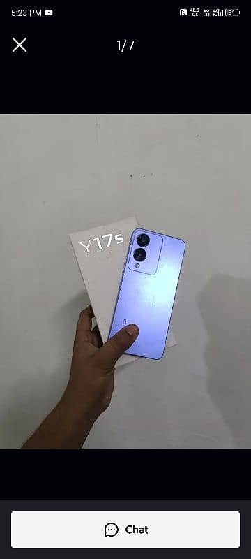 Y17s vivo (4+4/128) G85,,,, 03221781446 0