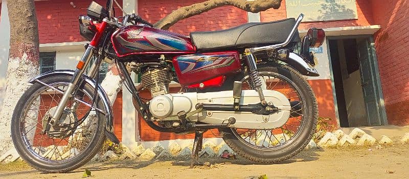 Honda cg125 2022 modil red coler new connection 3