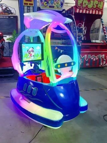 Token Ride | Helicopter swing ride | play land area | kids | Baby toy 17