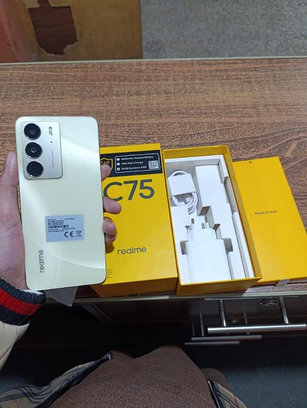 Realme C75 Just Box Open Condition 0