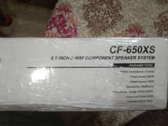 Crossfire CF-650XS 6.5 inch 2 way component speaker system