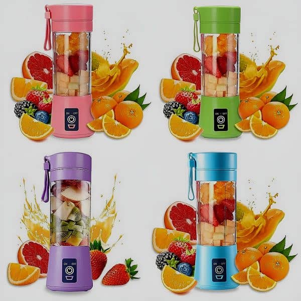 Portable Mini 6 Blade Juicer Blender 9